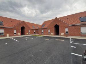 Vue d'ensemble du béguinage : un total de 25 logements