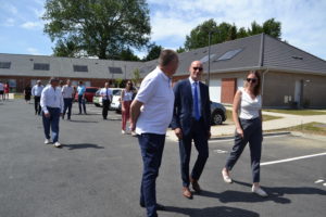 Visite de l'opération lors de l'inauguration