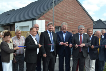Construction - Inauguration de la résidence Les Tilleuls : un premier béguinage en centre-ville de Pecquencourt.