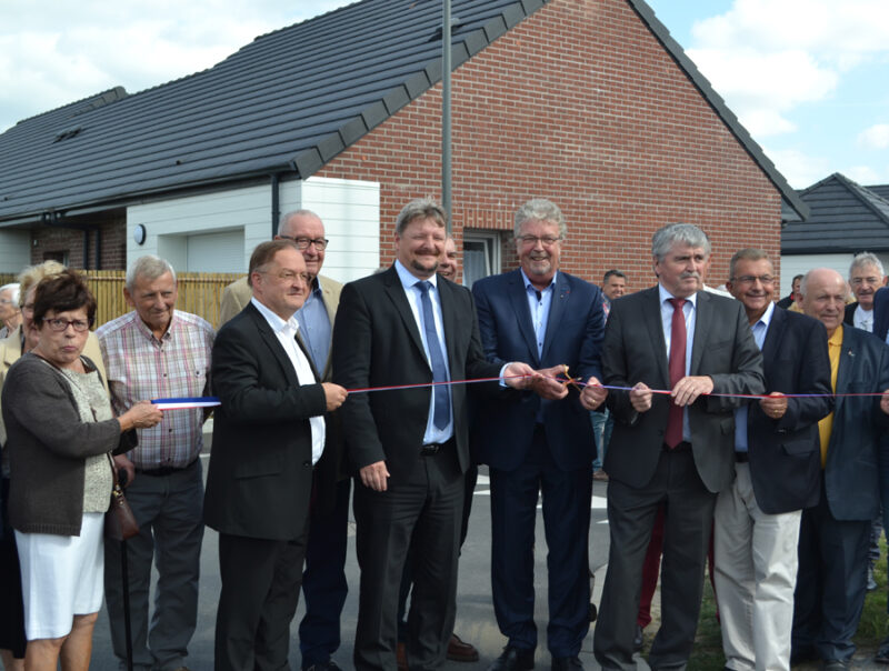 Construction - Inauguration de la résidence Les Tilleuls : un premier béguinage en centre-ville de Pecquencourt.