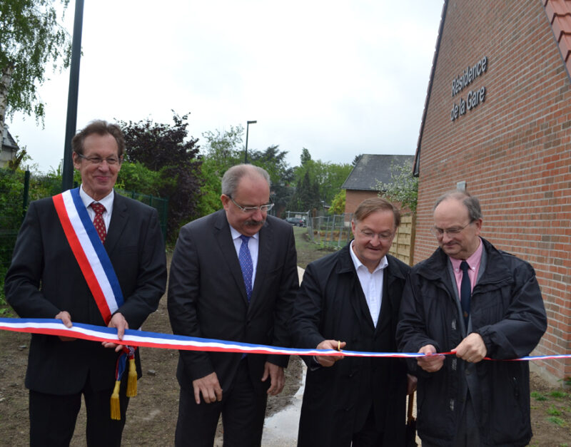 Construction - Inauguration de 41 logements à Cantin