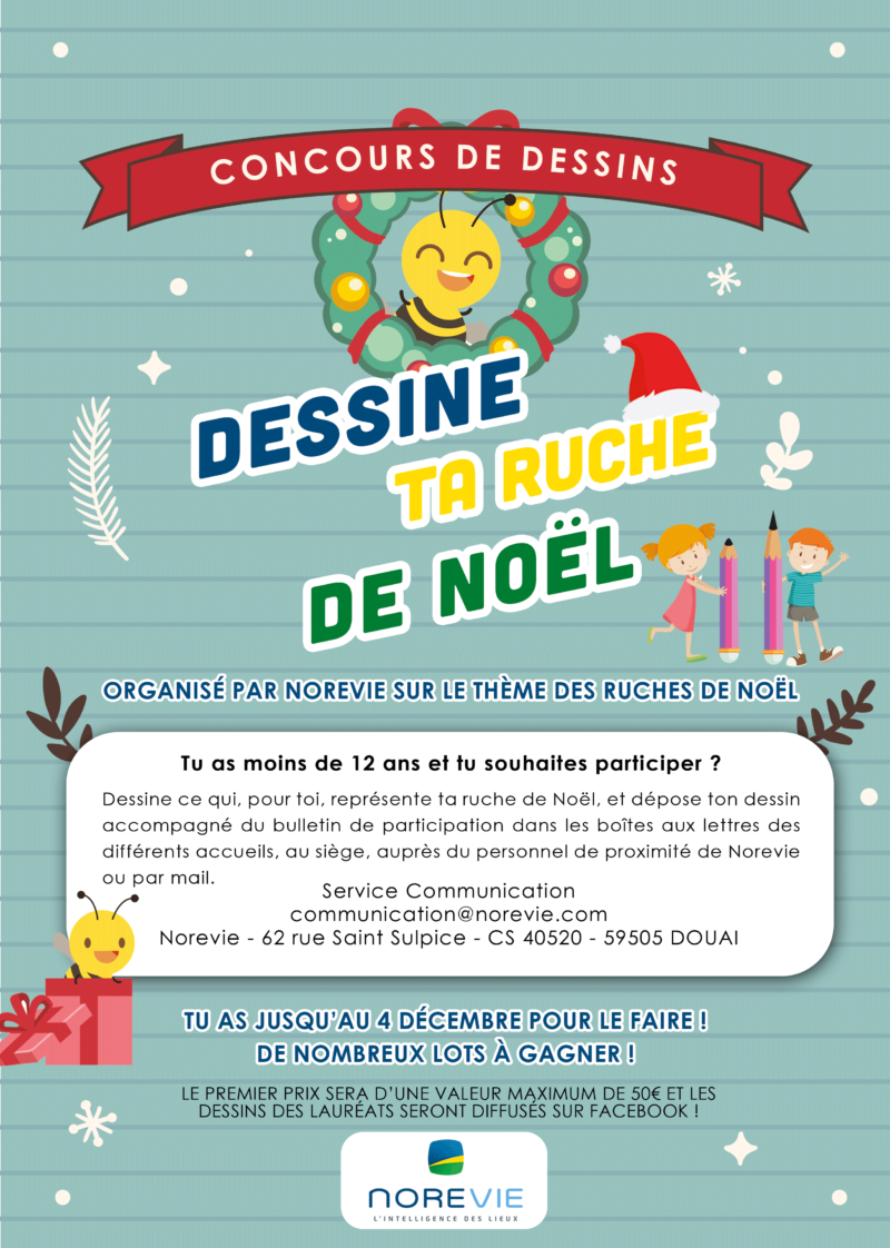 Concours de dessins : Ruche de Noël